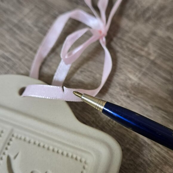 VTG Pair New Stoneware Cookie Molds Heart Easter Spring ABC Distributing 10425 - Picture 6 of 12